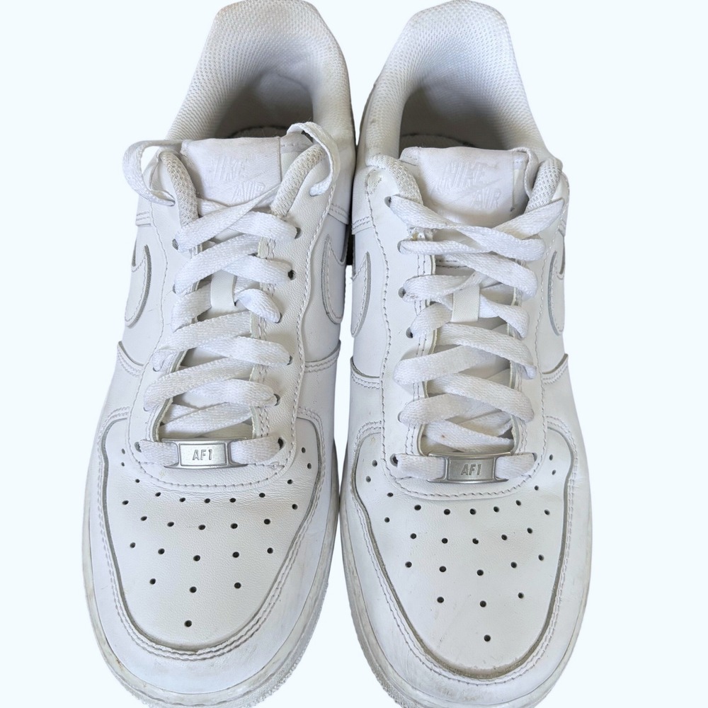 Nike Air Force 1 Low '07 Women's Sz 8 Triple White 315115-112 - Picture 4 of 8